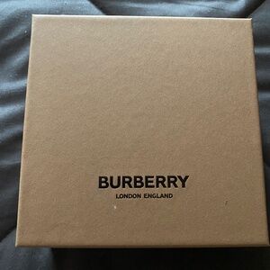 Burberry logo belt